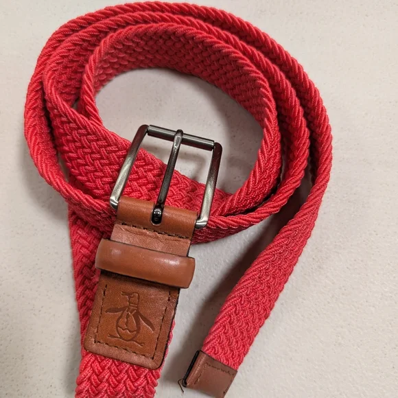Original Penguin Accessories Original Penguin Pink Braided